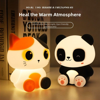 Lastele mõeldud öövalgust, kuusnurkne kujundus loomamotiividega (dinozaur ja mesilane), silikoonist abažuur, Type-C toide, joonisfilmistiilis, tööiga üle 100000 tunni