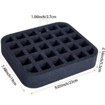 15 ml бутилка за етерично масло със спонжово отделение; Материал: финопорест спонж; Плътност: 16 кг/м3; Характеристики: 11