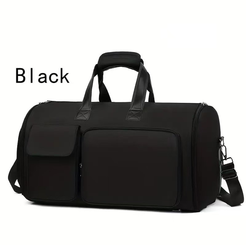 Чанта за пътуване с капак, найлон, овална форма, цип за отваряне, ламинирана вътрешност с ламиниран цип, двойна презрамка, подходяща за пътуване и свободно време