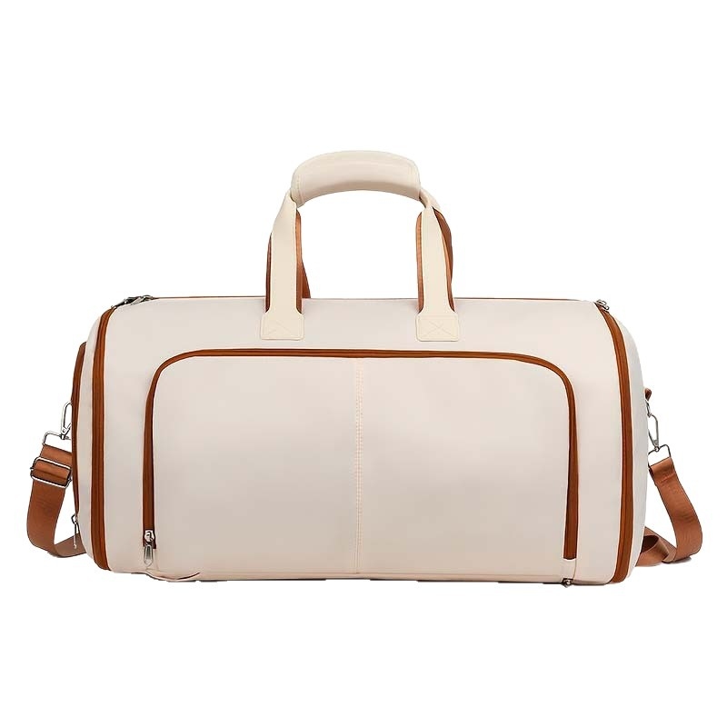 Чанта за пътуване с капак, найлон, овална форма, цип за отваряне, ламинирана вътрешност с ламиниран цип, двойна презрамка, подходяща за пътуване и свободно време