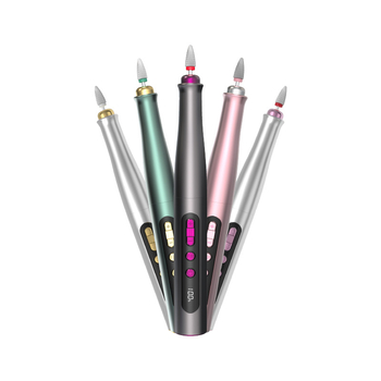 Juhtmevaba elektriline küünepoleerija, kaasaskantav maniküüri puur, digitaalse ekraaniga, täielik komplekt koduseks kasutamiseks