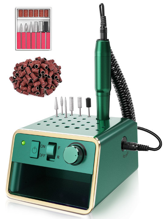 Електрически шлайф за нокти – ново обновление, бърза смяна на глава, дълготраен живот на работа, салонно качество