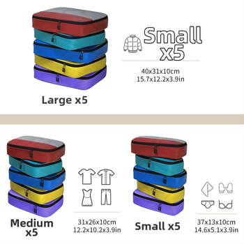 Reisi jaoks hoiustamise koti komplekt – 5 tükki, Jiafa, kaasaegne lihtne stiil, PP materjal