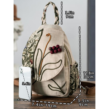 Σακίδιο πλάτης Bohemian Corduroy, Άνοιξη 2018, για εξ αποστάσεως εκπαίδευση