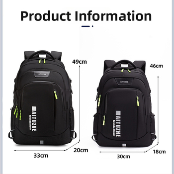 Раница унисекс, нейлонова, градски стил, обем 20–35 л, водоустойчива, презрамки с въздушна възглавница