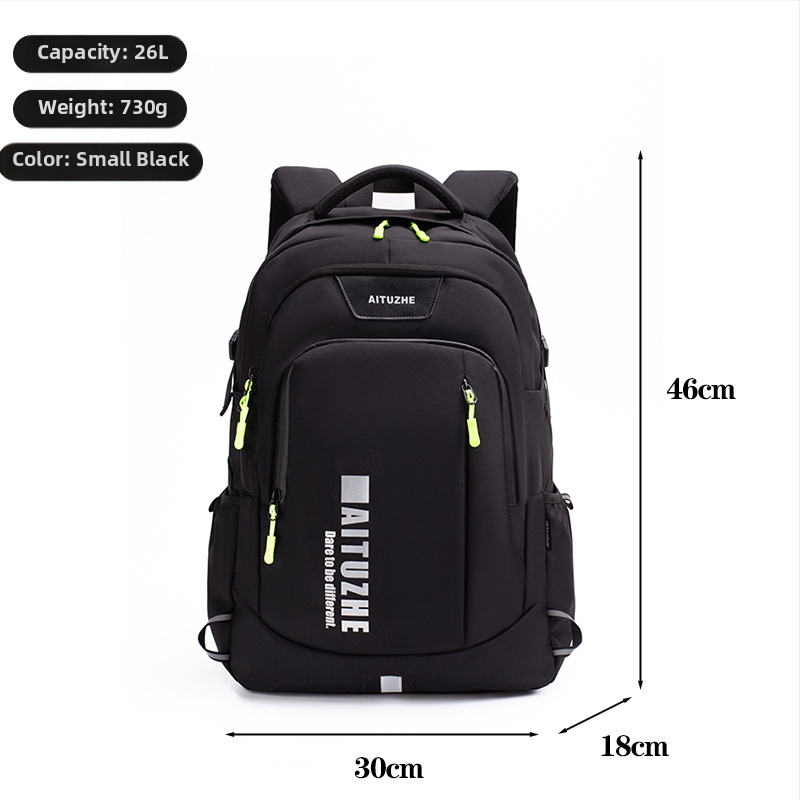 Раница унисекс, нейлонова, градски стил, обем 20–35 л, водоустойчива, презрамки с въздушна възглавница