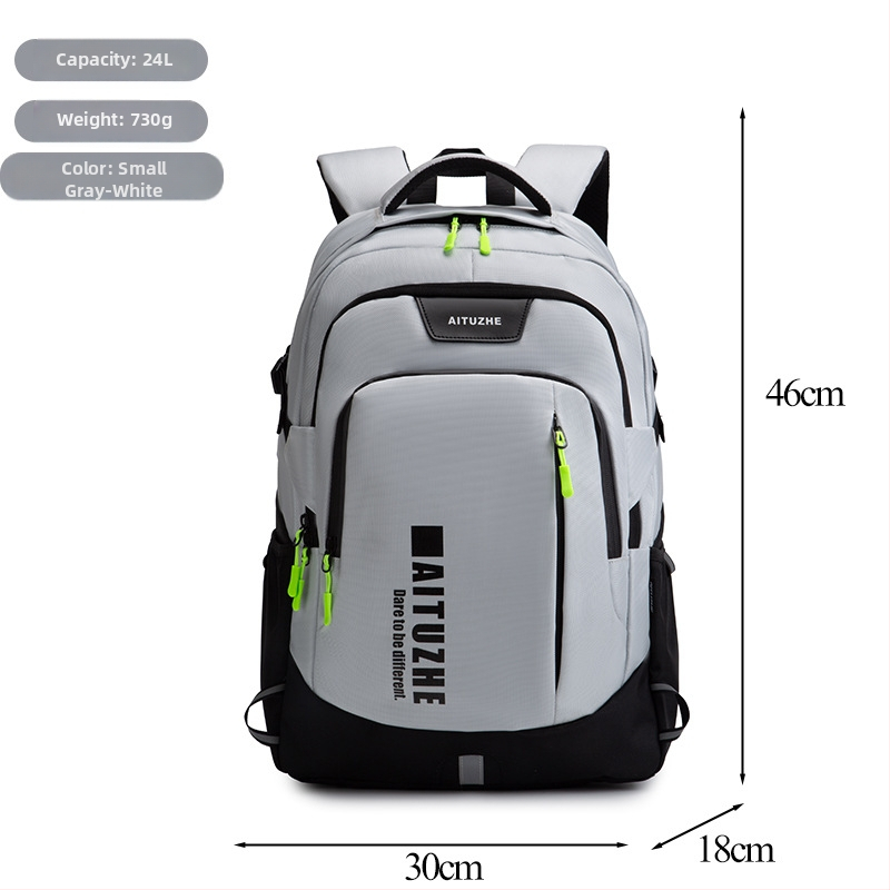 Раница унисекс, нейлонова, градски стил, обем 20–35 л, водоустойчива, презрамки с въздушна възглавница