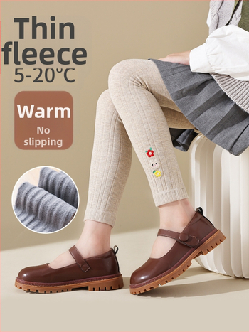 Детски чорапогащи от combed памук, средна плътност, карикатурен принт, дишащи, за деца на възраст 3–8 години