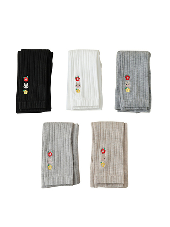 Детски чорапогащи от combed памук, средна плътност, карикатурен принт, дишащи, за деца на възраст 3–8 години