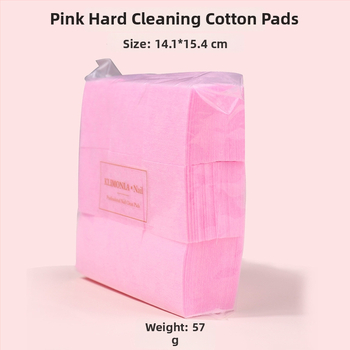 Ühekordsed ruudukujulised küünte eemaldamise salvrätikud, mitte-kootud materjal, 57 g, klimonla