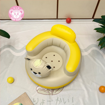 PVC надуваемо обучително столче за бебета - седалка за учене с удароустойчив дизайн, подходящо за 0-3 години