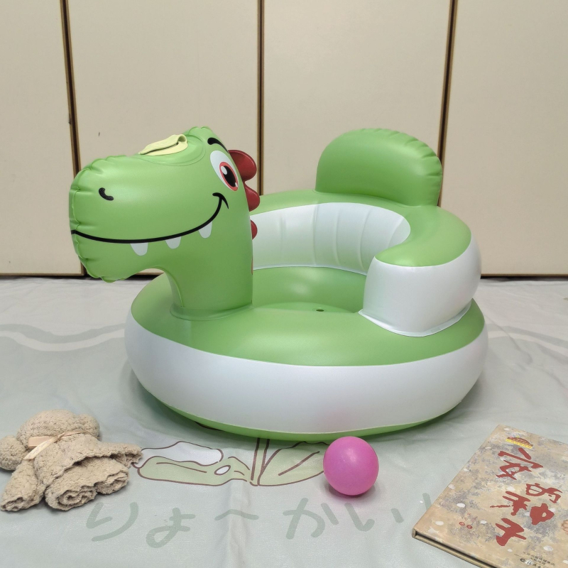 PVC надуваемо обучително столче за бебета - седалка за учене с удароустойчив дизайн, подходящо за 0-3 години