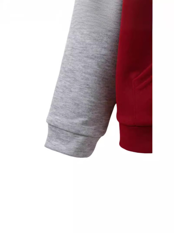 Детско яке за момчета с качулка, едноцветно, дълги ръкави, със стояща яка, 100% полиестер