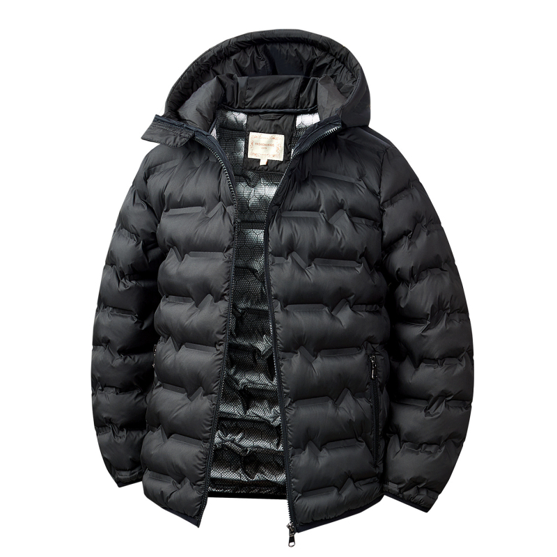 Παιδικό παλτό με τεχνολογία γραφενίου θέρμανσης, κουκούλα, χειμερινό με παχύ πολυεστερικό γέμισμα