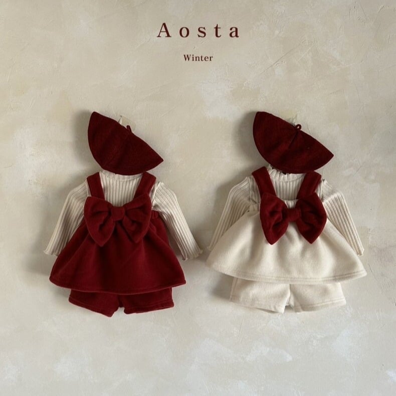 Зимен комплект за деца от две части, корейски стил, дебел памук (85%), дълги ръкави, пуловер без качулка, едноцветен, за деца 1–3 години