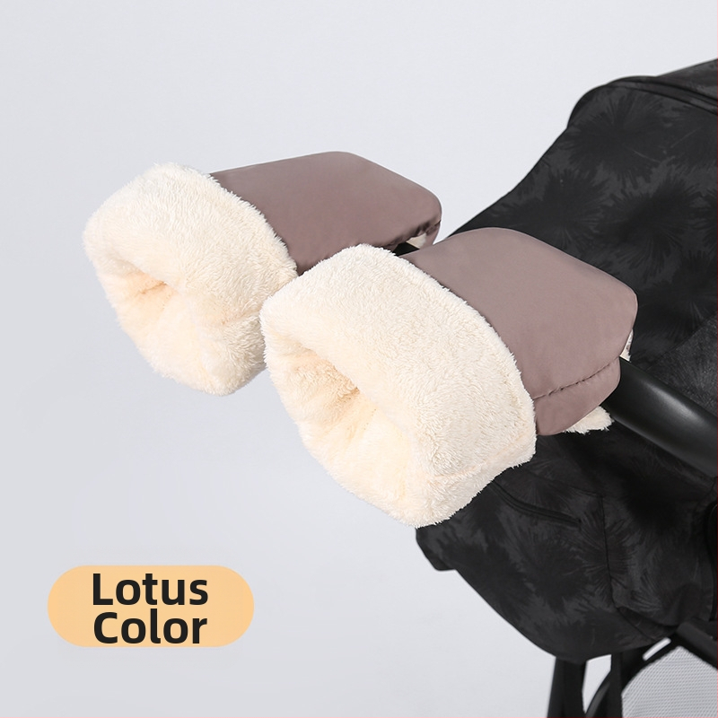 Ръкавици за дръжката на детска количка – топли, водоустойчиви, ветроустойчиви, с флис подплата, удебелени | Belshu