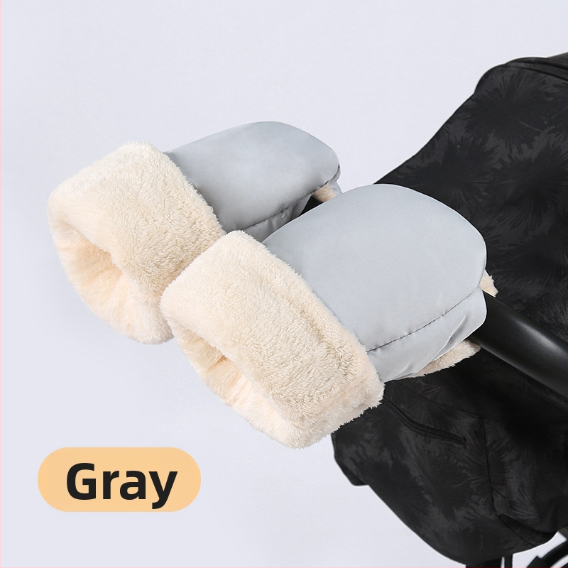 Ръкавици за дръжката на детска количка – топли, водоустойчиви, ветроустойчиви, с флис подплата, удебелени | Belshu