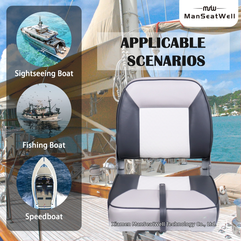 Kokkupandav paadiiste ja mere iste, mudel 862034WGC-2, kood LC2400137, raam PP plast, PVC nahk, polüuretaanvaht