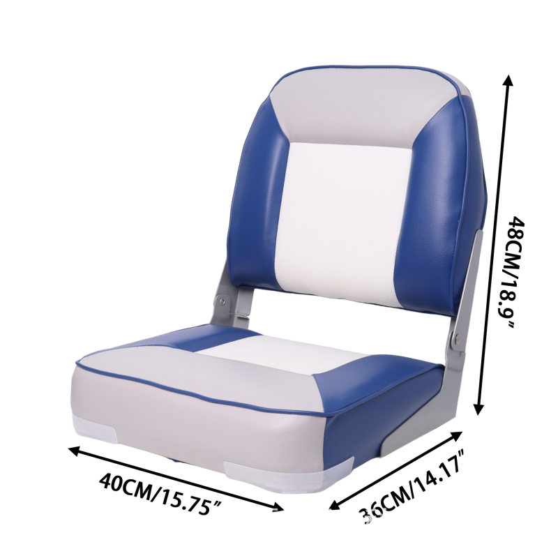 Сгъваема лодкова седалка: модел 862034WGC-2, код LC2400137, рамка PP, PVC кожа, полиуретанова пяна