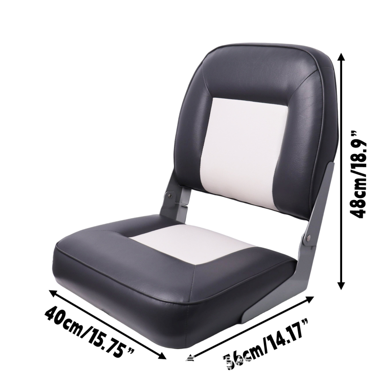 Сгъваема лодкова седалка: модел 862034WGC-2, код LC2400137, рамка PP, PVC кожа, полиуретанова пяна