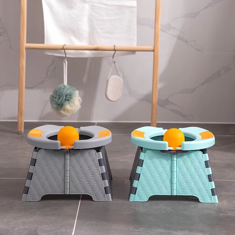 Toaletă pentru copii atașată la mașină – toaletă portabilă pliabilă, material PP, pentru vârsta 1–3 ani, brand Good and Cute