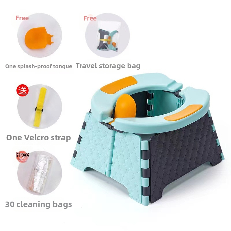 Toaletă pentru copii atașată la mașină – toaletă portabilă pliabilă, material PP, pentru vârsta 1–3 ani, brand Good and Cute