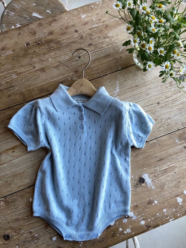 Гащеризон за бебета и деца - 100% памук, корейски стил, къс ръкав, унисекс, за деца 1–3 години