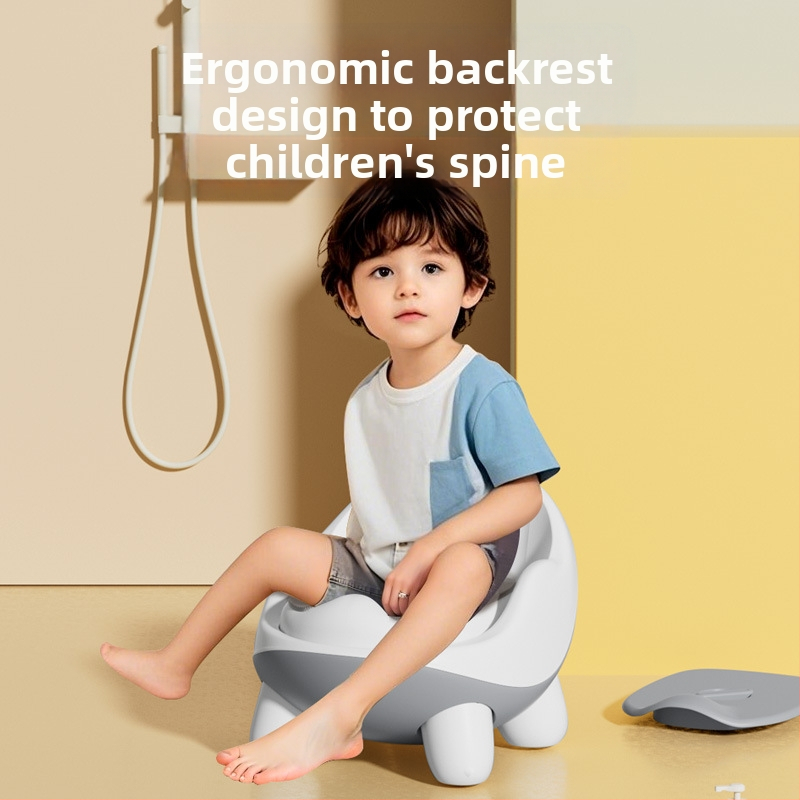 Vaikų tualeto sėdynė mokymuisi – PP medžiaga – Dommy Baby ženklas