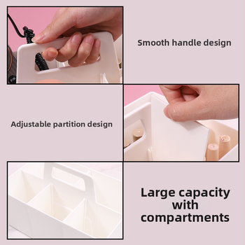 Plastist kaasaskantav maniküüri tööriistade kast sektsioonidega — Armor storage box, 438 g, Materjal: Muu, Kaubamärk: klimonla