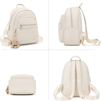 Γυναικείο σακίδιο | Φρέσκο και γλυκό στιλ, PU υλικό (Άνοιξη 2025, Άνοιγμα με φερμουάρ, Αδιάβροχο, Εσωτερικές τσέπες, Πολυεστερική επένδυση)