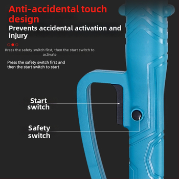 Elektriskā zaru zāģis ar pagarināšanas kātu un augstu zariem piemērotu rokturi, 21V tīkla barošana, dzelzs ķēde