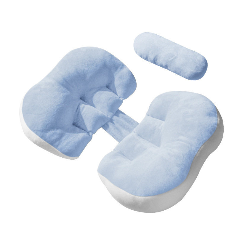 Бременна възглавница за странично спане, двойна употреба, за всички етапи на бременността; форма: бонбон; пълнеж: полиестерово влакно; тегло: 640 g; минималистичен стил