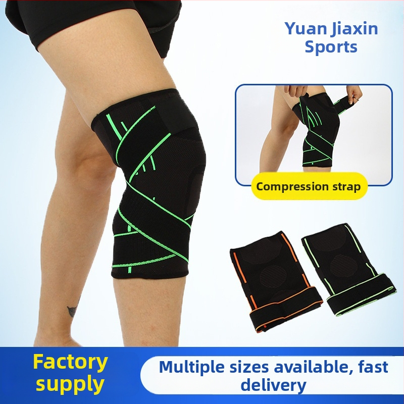 Spordikompressiooni põlvepadjad reguleeritava rihmiga (Põhikomponent: nailon, spandeks, lateks, siid; Kaitseosalised osad: põlv; Brutomass: <100 g; Kategooria: põlvekaitsmed; Spetsifikatsioonide tüüp: normaalne)