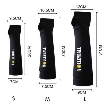 Волейболни протектори за лакти, комплект, Ликра + EVA пяна, висока еластичност, защита на лакътя