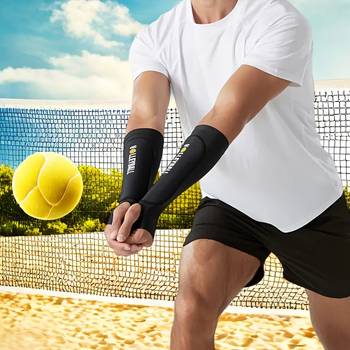 Волейболни протектори за лакти, комплект, Ликра + EVA пяна, висока еластичност, защита на лакътя