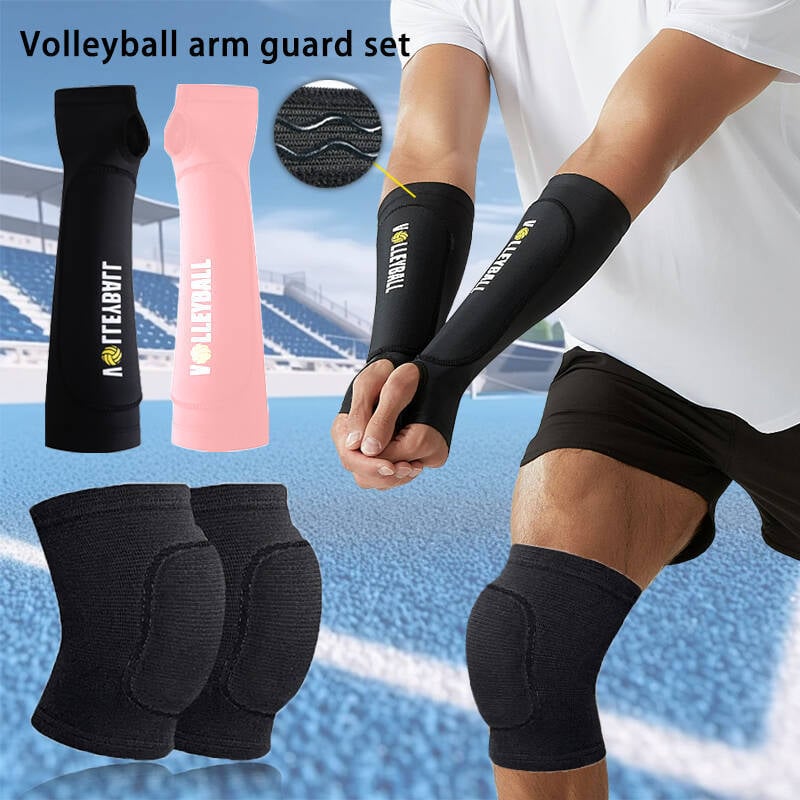 Волейболни протектори за лакти, комплект, Ликра + EVA пяна, висока еластичност, защита на лакътя