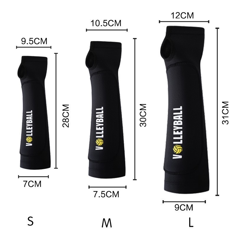 Волейболни протектори за лакти, комплект, Ликра + EVA пяна, висока еластичност, защита на лакътя