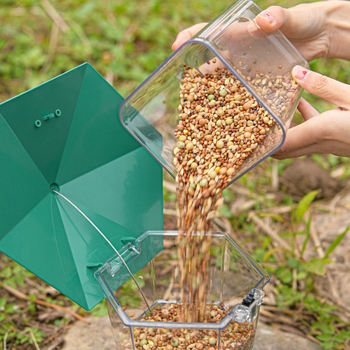 Tuomei хранилка за птици – пластмасова, за външно окачване, за птици