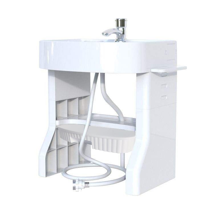 OUNINBEAR Детска стояща мивка за миене на ръце и лице с тренировка за миене на зъби — PP пластмаса; печат на лого; персонализиране; лицензиран частен етикет