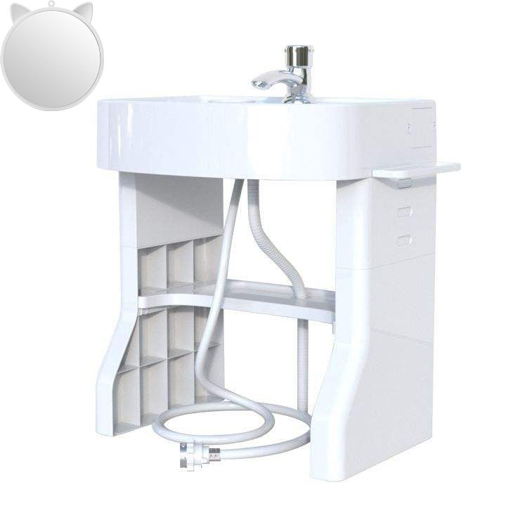 OUNINBEAR Детска стояща мивка за миене на ръце и лице с тренировка за миене на зъби — PP пластмаса; печат на лого; персонализиране; лицензиран частен етикет