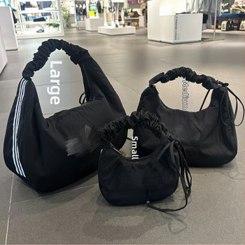 Ringi kott – küberfunktsionaalne stiil, polüester, Cloud bag trend, tõmblukk, Oxford vooder