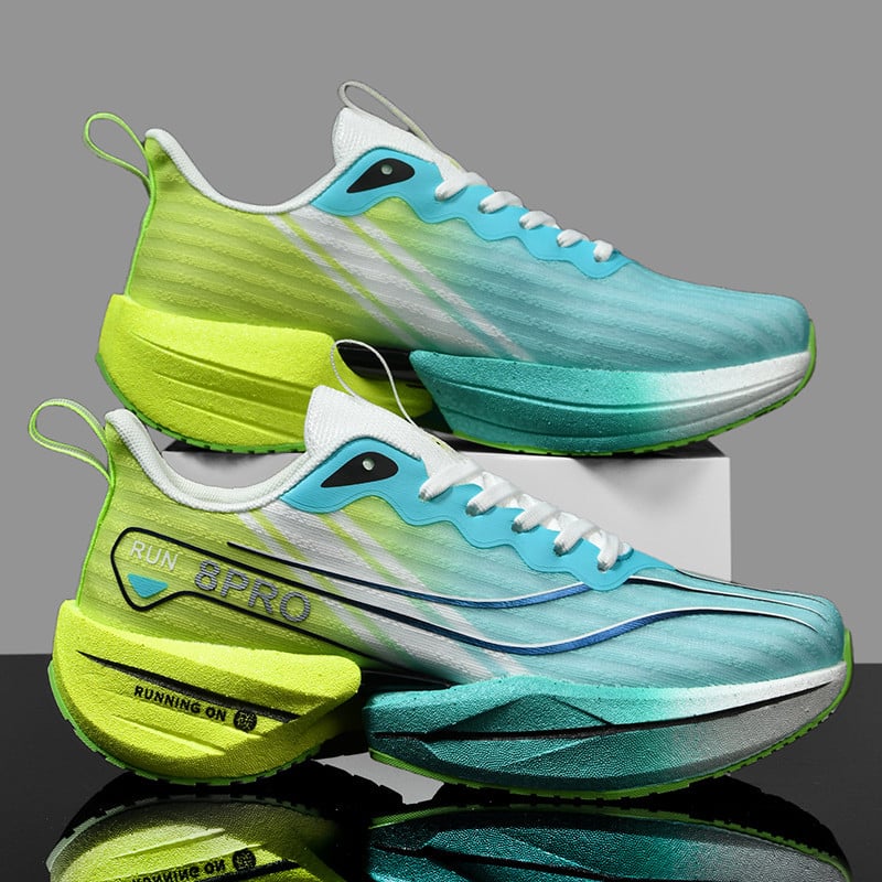 Férfi futócipő lélegző hálós felsőrésszel, könnyű, ütéscsillapítás, csúszásmentes talp Rubber+EVA+PU