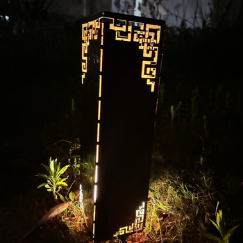 Железна градинска колона-украса, Железна цветна аранжировка, Класически китайски стил, За дом и градина