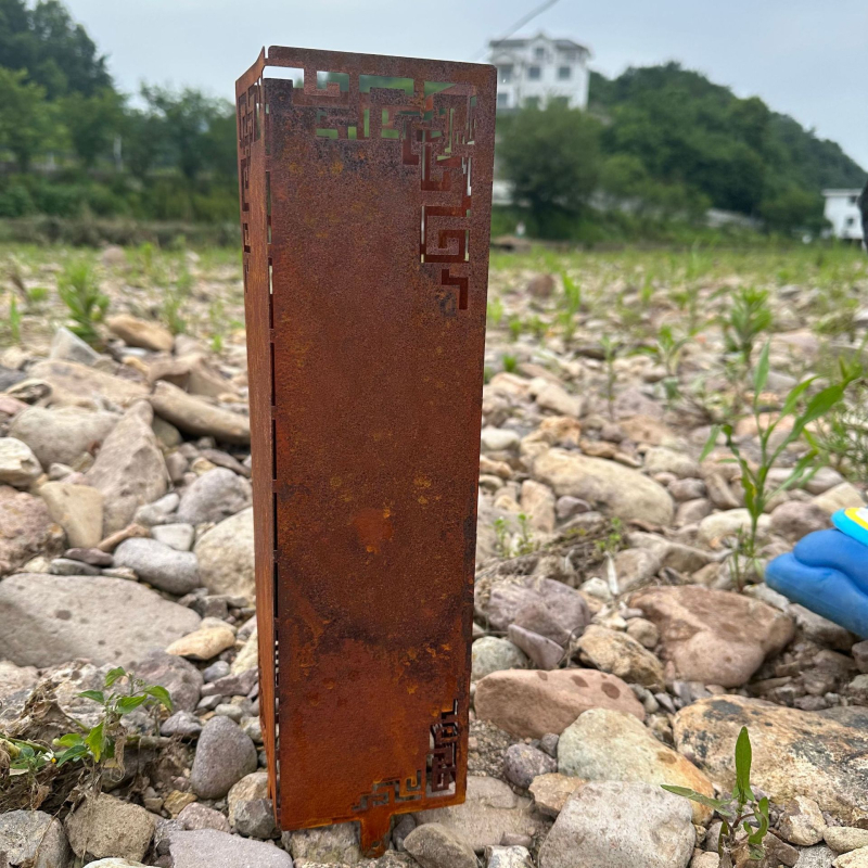 Железна градинска колона-украса, Железна цветна аранжировка, Класически китайски стил, За дом и градина