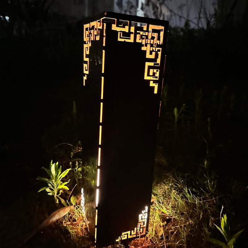 Железна градинска колона-украса, Железна цветна аранжировка, Класически китайски стил, За дом и градина