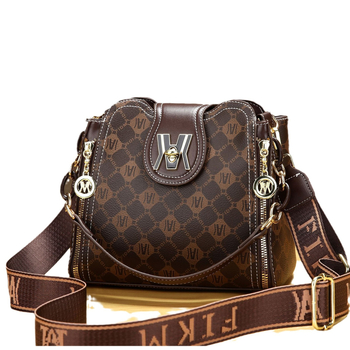 Yinximan Bucket Bag - PU Δέρμα, Αστικός Μινιμαλιστικό Στυλ, Κλείσιμο με Κλειδαριά