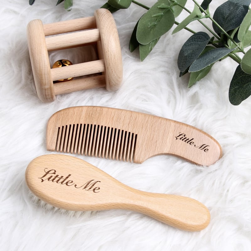 Tervise kamm - Materjal: Beech; Vorm: lilled; Tavalistele kasutajatele; Privaatbrändide kättesaadavus