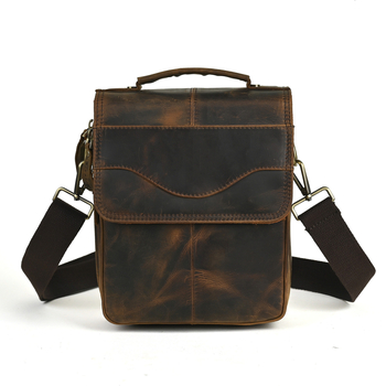 Meeste messenger-kott ehtsast nahast, esimese kihi veisnahast, pettuste kaitse, vooder polüester-puuvill