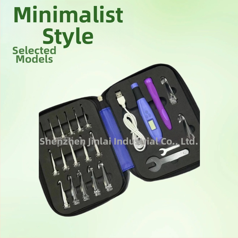 LED gaismas adata 18-in-1 ar dubultu rokturi, USB interfeiss, silikons, digitālais displejs