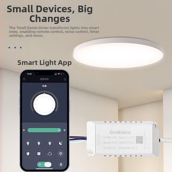 GM Mitte-isoleeritud LED-toiteallikas laelampidele, 2.4G kaugjuhitava pultiga kahetooniliste LED-lampide jaoks